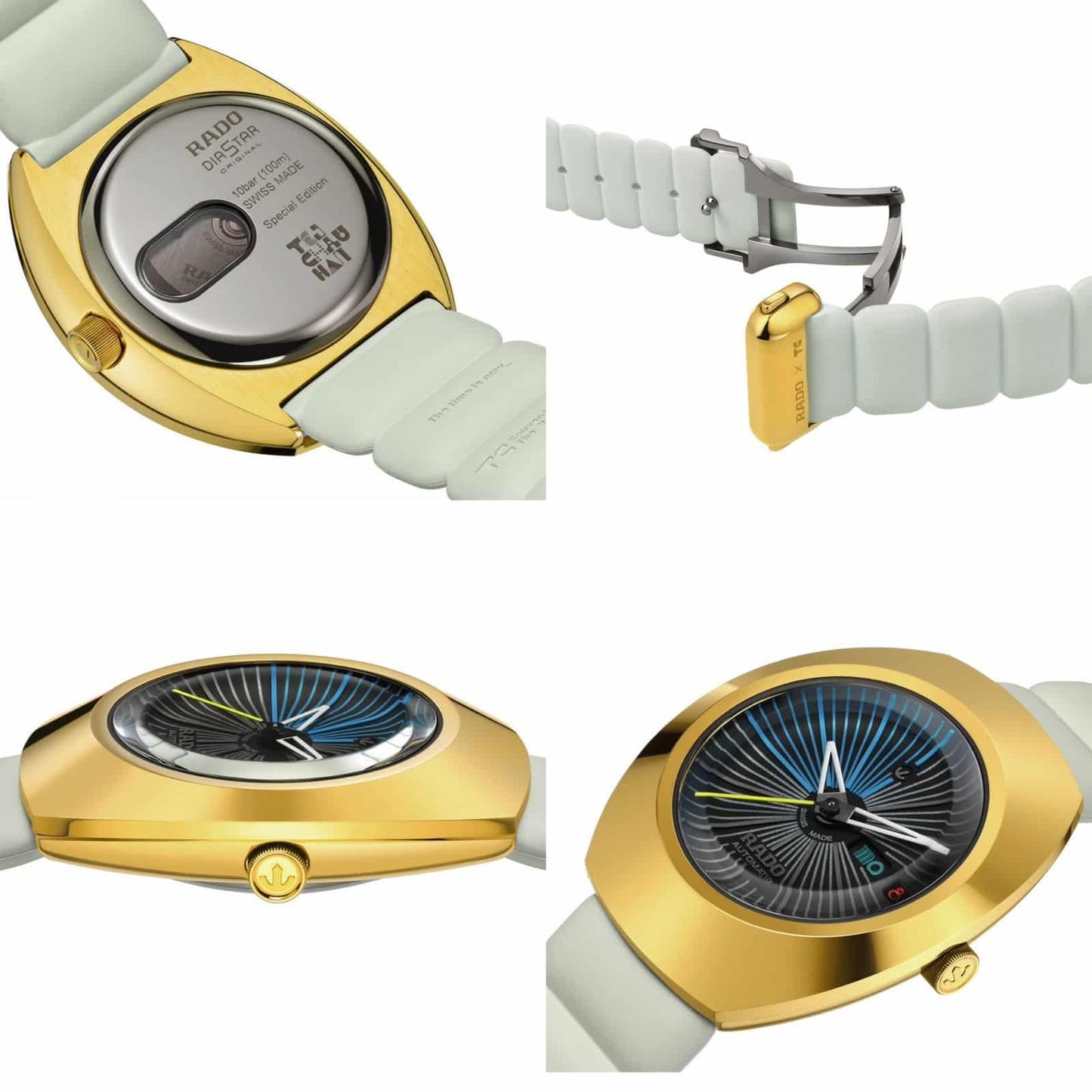 Rado Automatic Futuristic White Oval Dial
