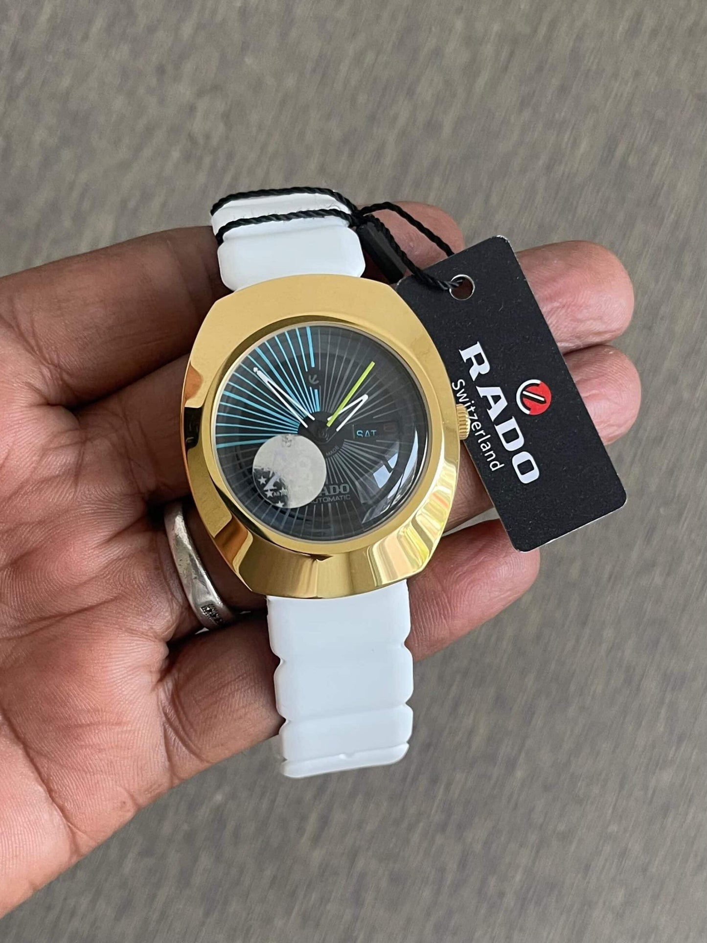 Rado Automatic Futuristic White Oval Dial