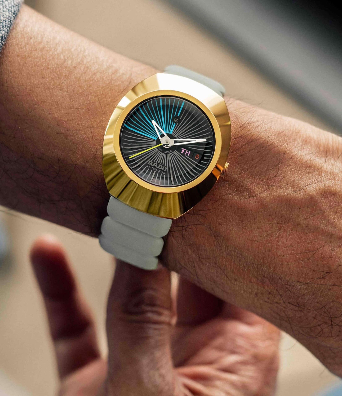 Rado Automatic Futuristic White Oval Dial