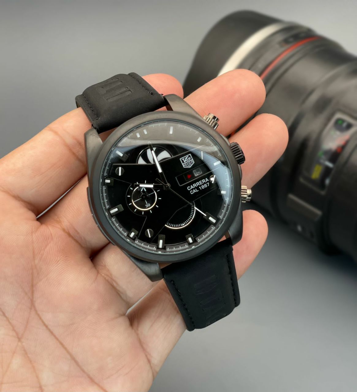 Tag Heuer CR7 Chronograph Black Dial