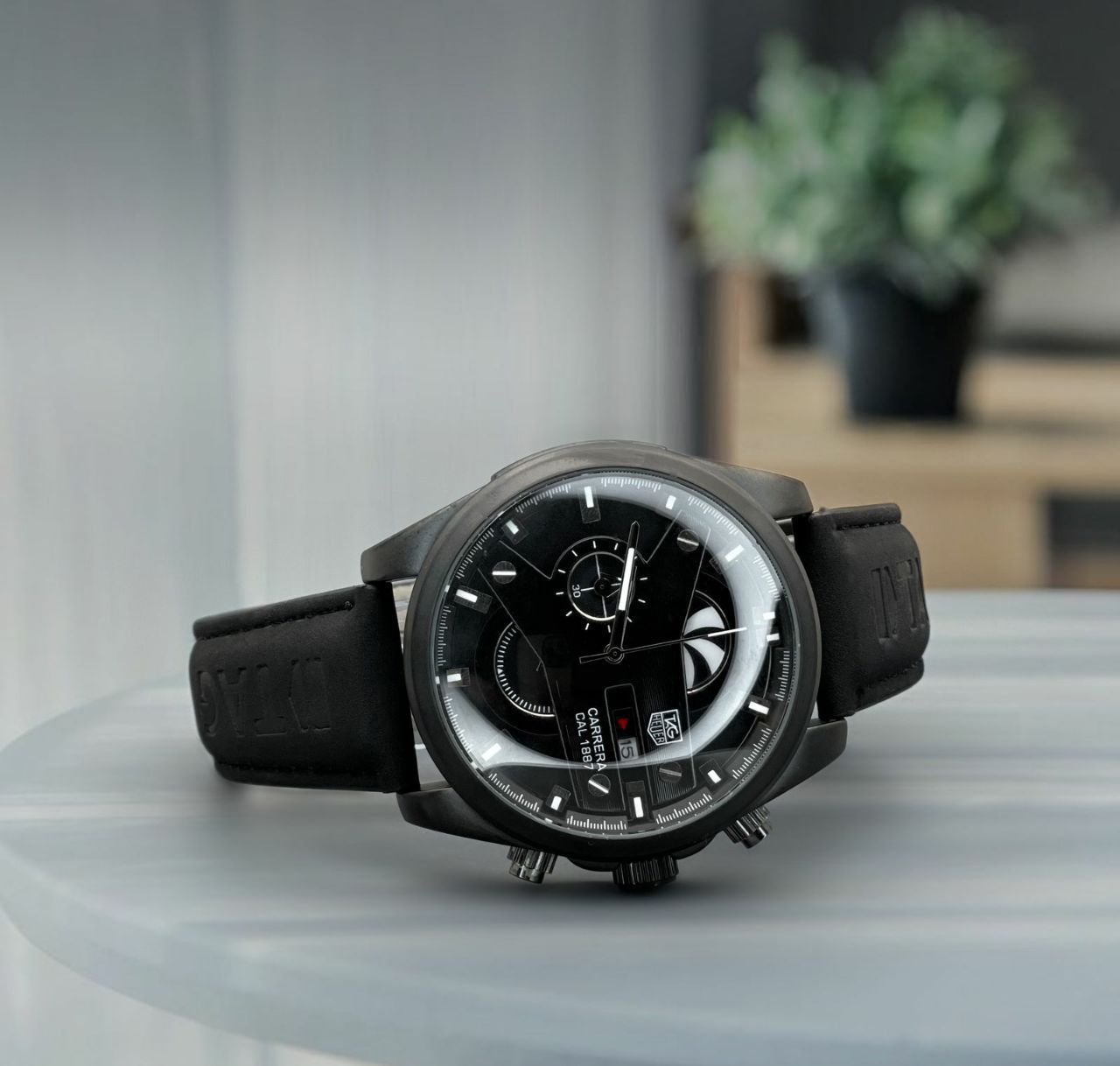 Tag Heuer CR7 Chronograph Black Dial