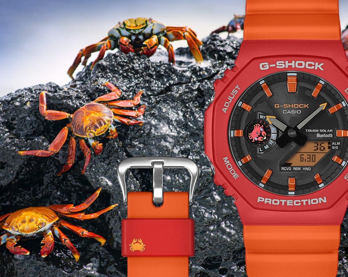 G Shock GA-2100 Analog-Digital Orange