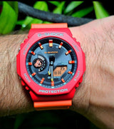 G Shock GA-2100 Analog-Digital Orange