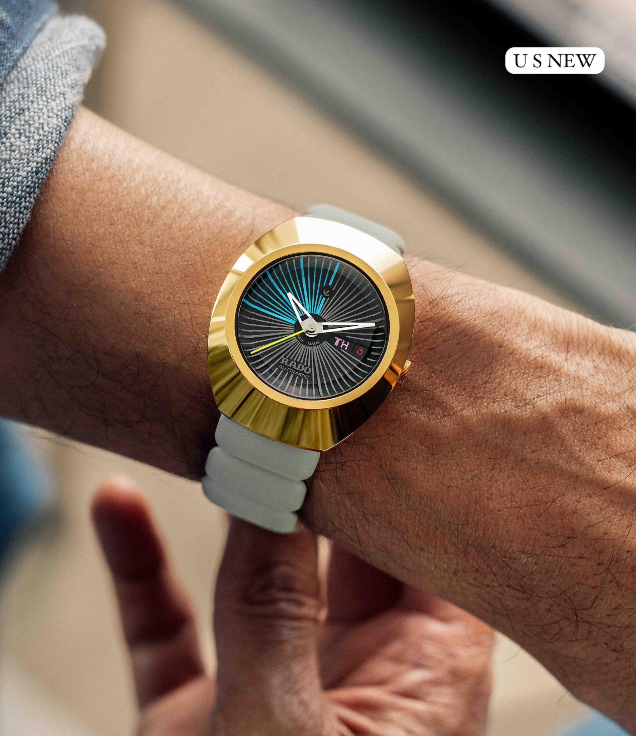 Rado Automatic Oval White Gold Edition