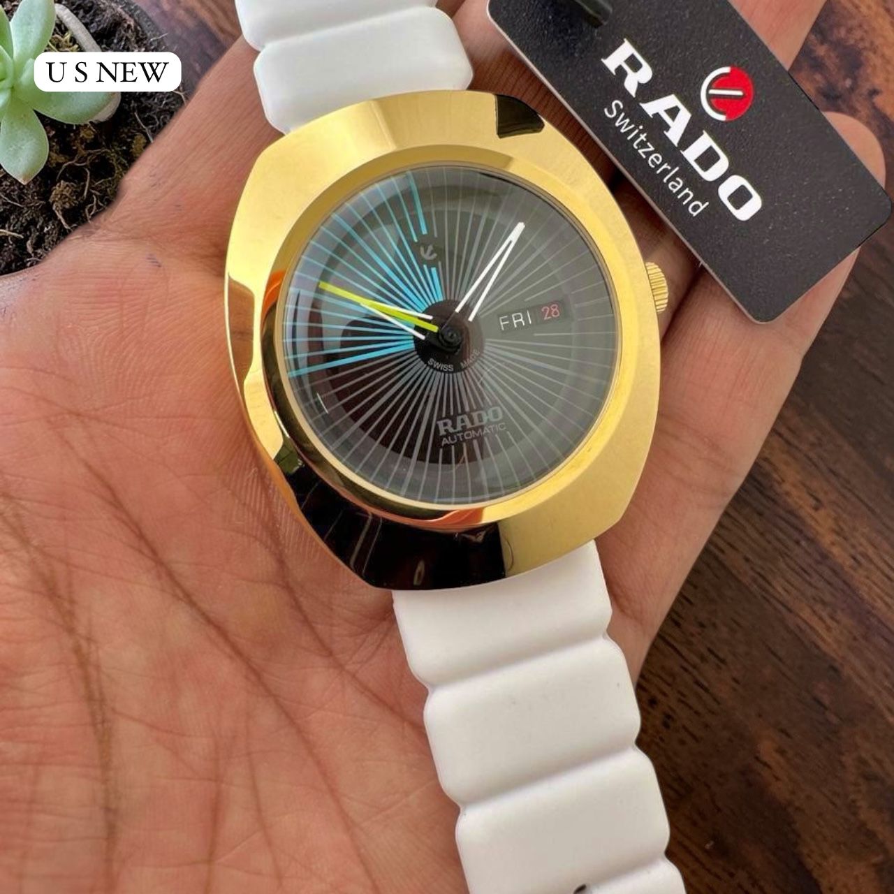 Rado Automatic Oval White Gold Edition