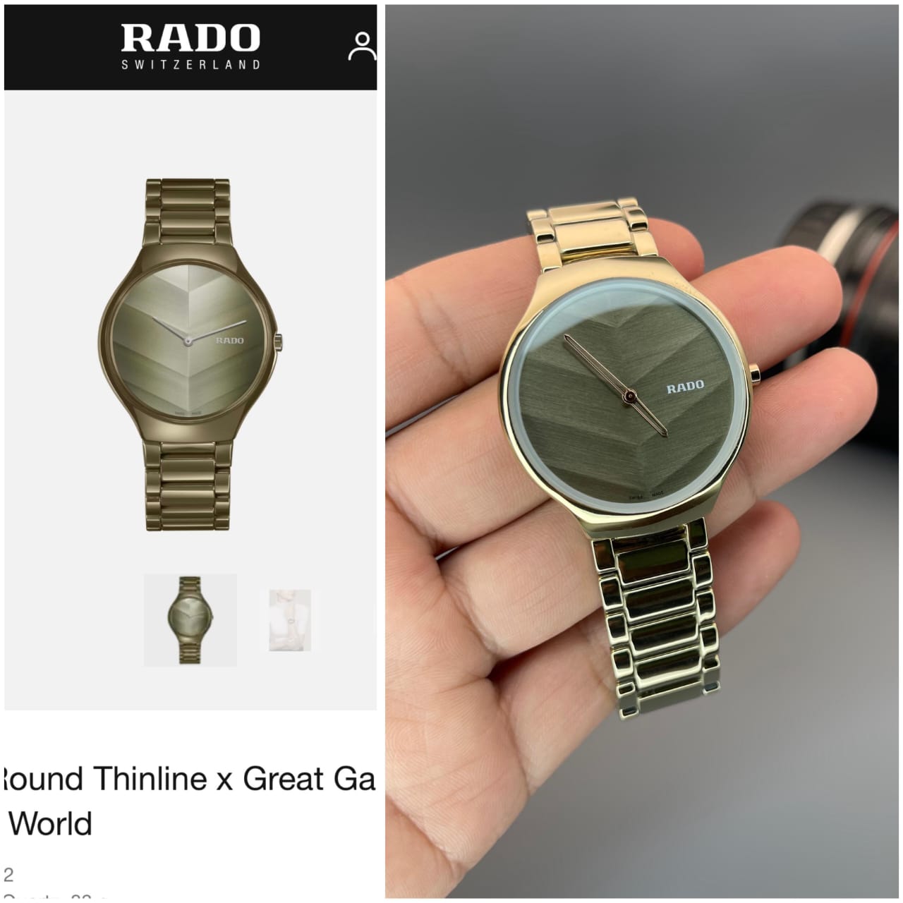Rado True Thinline Great Gardens