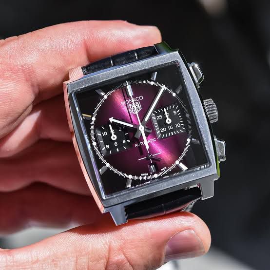 Tag Heuer Monaco Purple Sunray Dial