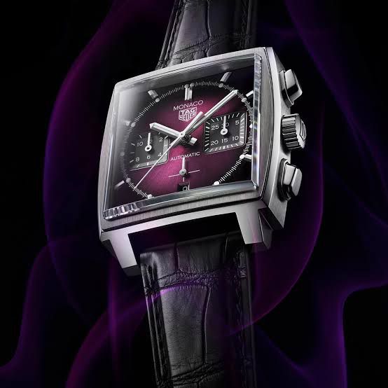 Tag Heuer Monaco Purple Sunray Dial