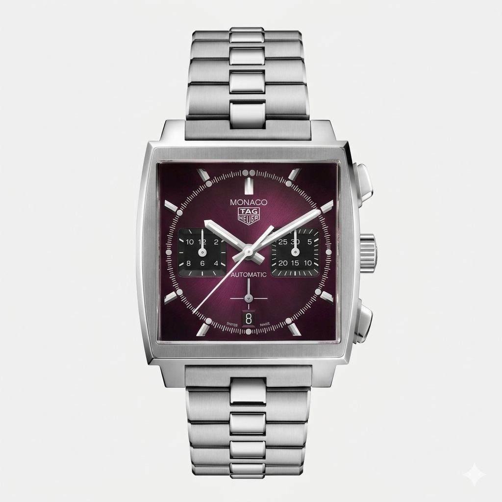Tag Heuer Monaco Smokey Purple Chronograph