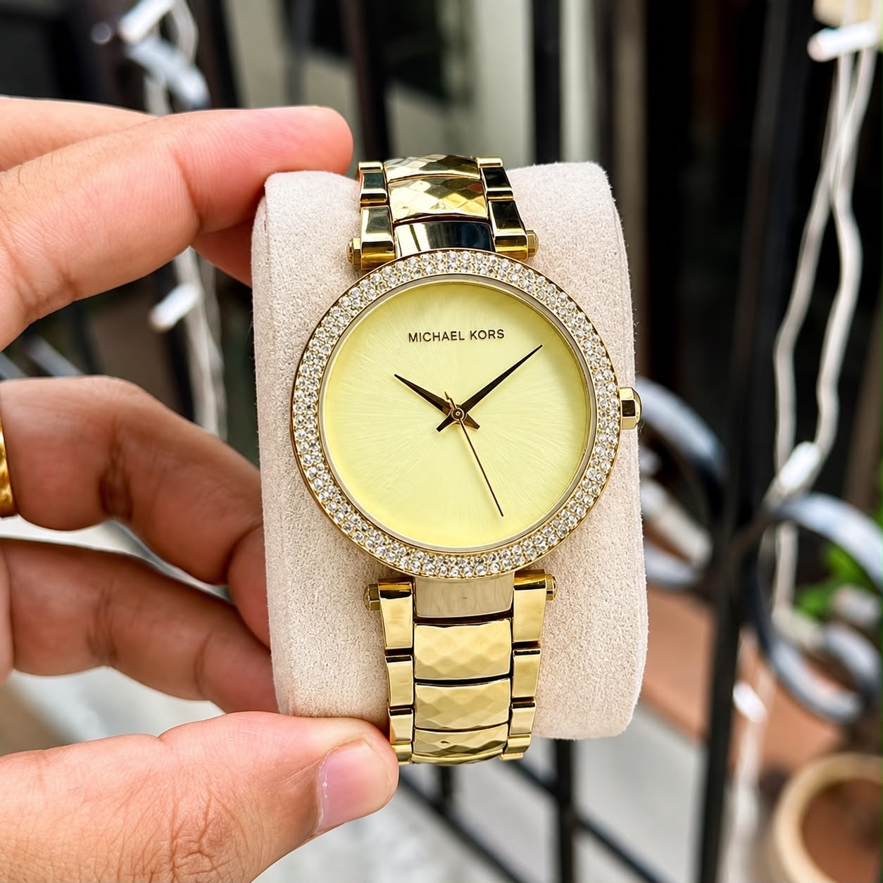 Michael Kors Crystal Parker Gold Quartz