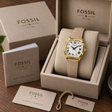 Fossil Vintage Elegance Cream Dial