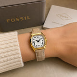 Fossil Vintage Elegance Cream Dial