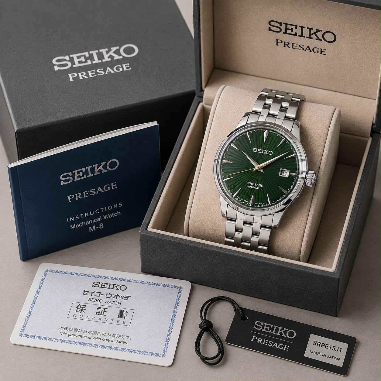 Seiko Presage Green Dial Automatic