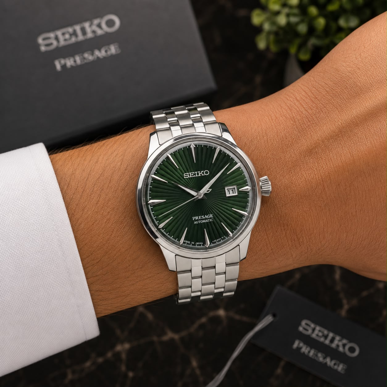 Seiko Presage Green Dial Automatic