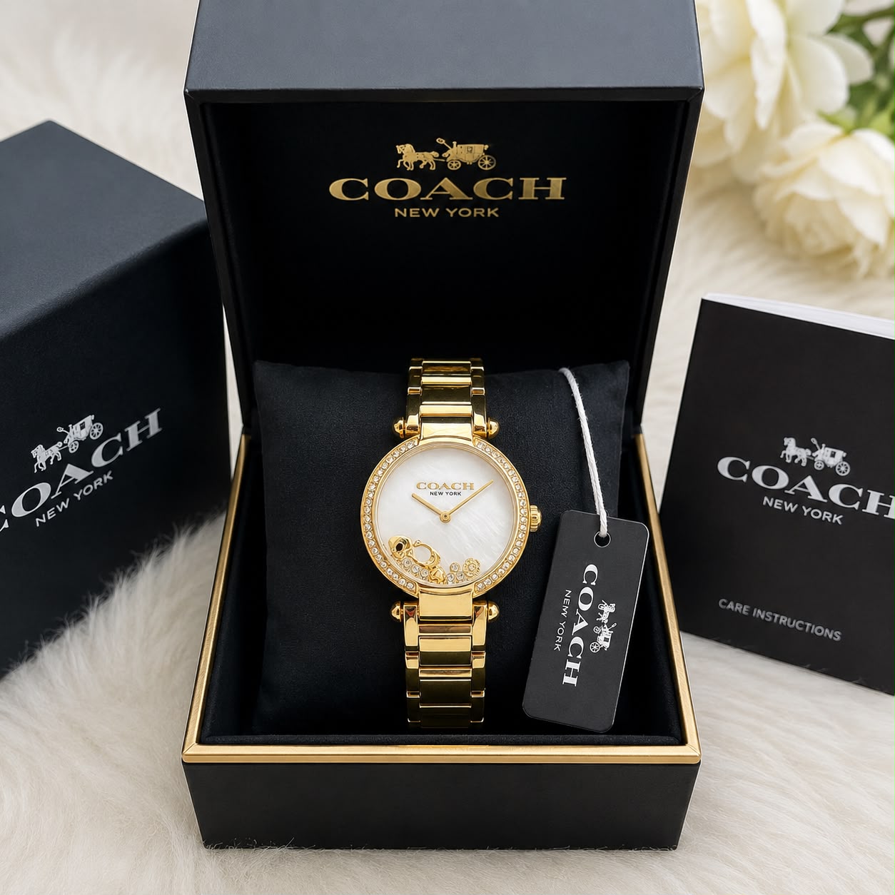 Coach Cary Rose Gold Quartz