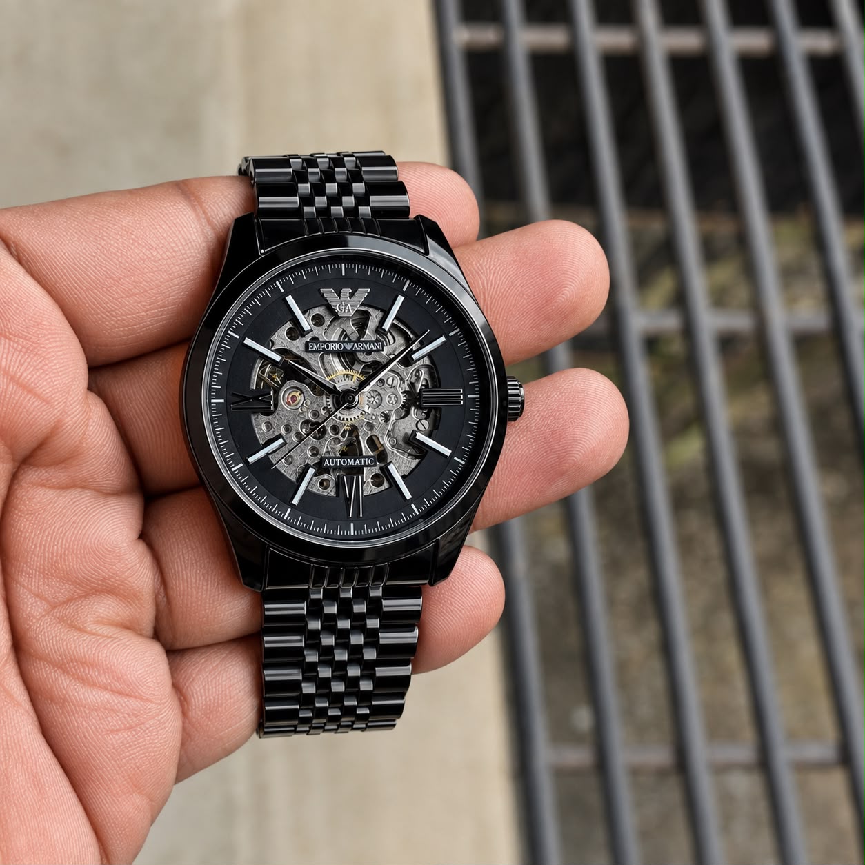 Armani Exchange Meccanico Skeleton Automatic