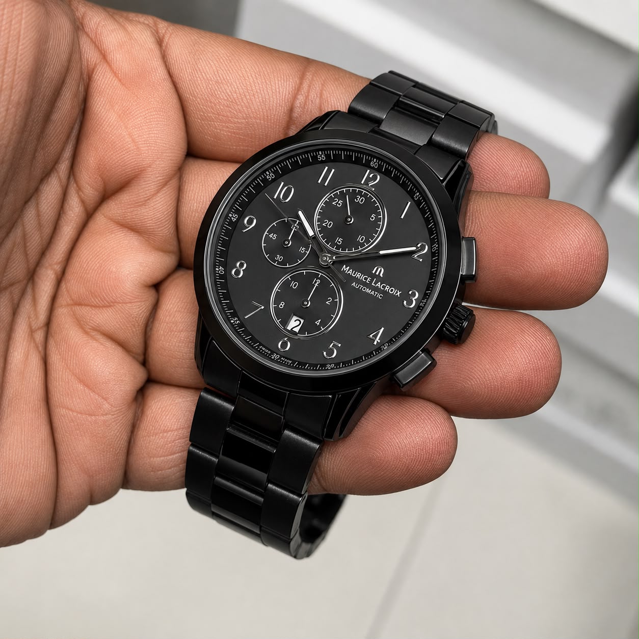 Maurice &amp; Lacroix Black Chronograph