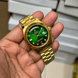 Rolex Oyster Perpetual Green Gold Day Date