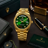 Rolex Oyster Perpetual Green Gold Day Date