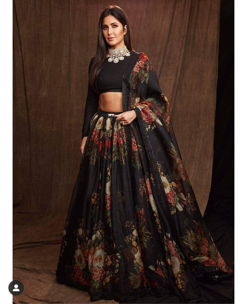 Hot Selling Designer Black Lehenga