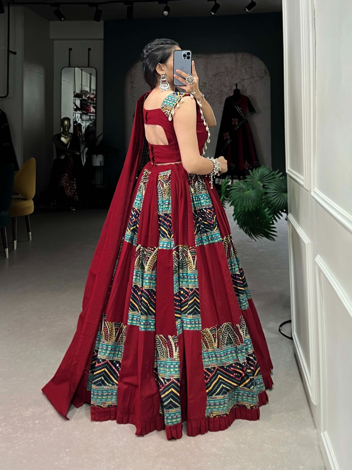 Phenomenal Pure Cotton  Lehenga Choli with printed Design