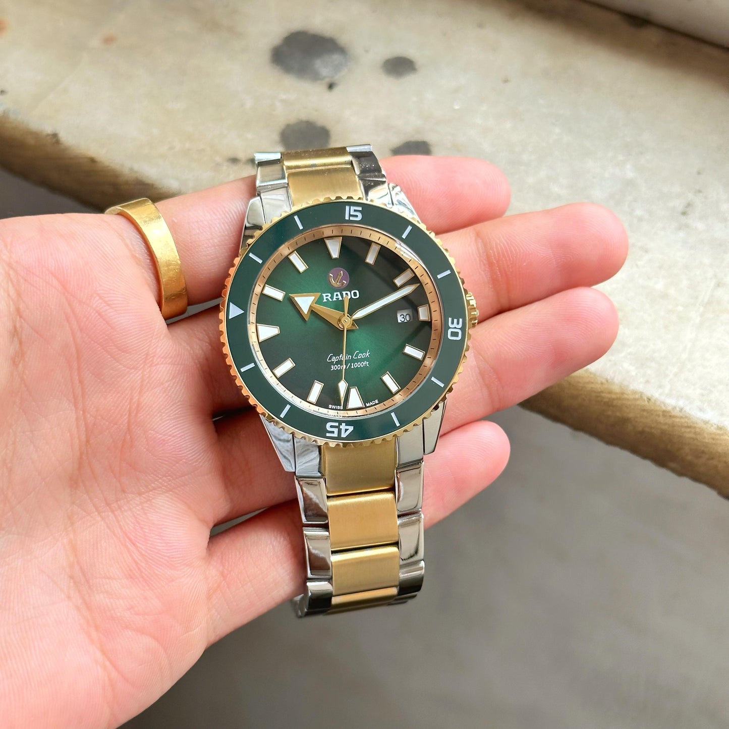RADO Revolutionary HIGH CLASS GREEN DIAL Men's watches