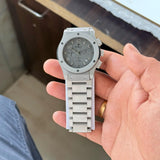 Hublot Big Bang 5 Hand Men's Watch | Matt Grey Metallic Strap | 7AA Premium | 44mm Chronograph