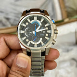 Casio Edifice EFR-540 Men's Motor Sport Chronograph Watch – Tachymeter | Steel Bracelet