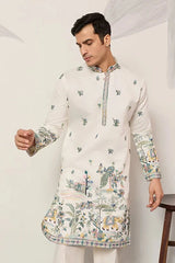 Luxury White Kurta for Indian Wedding Mens Wear