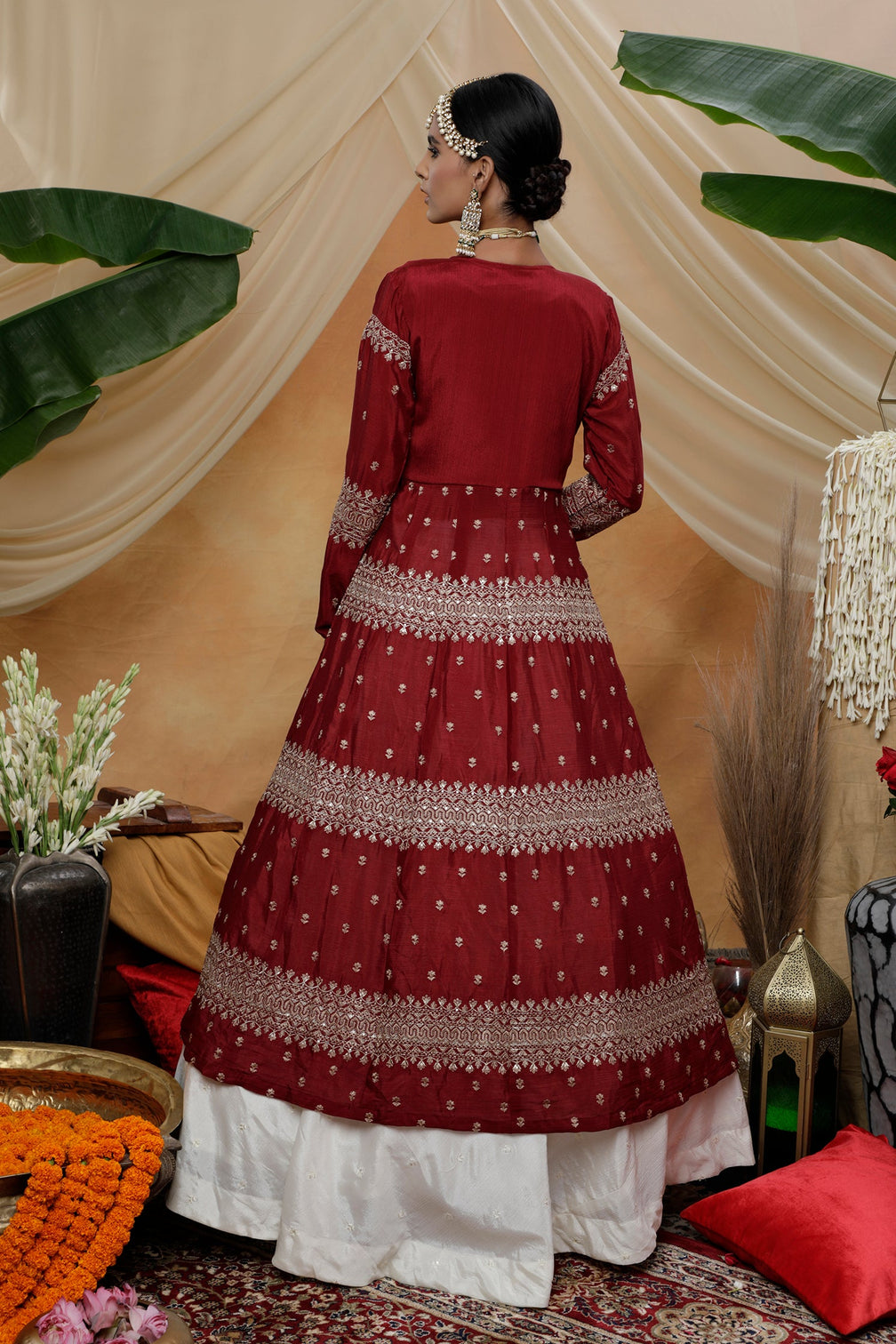 White Lehenga Choli With Designer Koti And Thread With Sequence Embroidered Work Bridesmaid, Wedding, Party, Bollywood Designer Lehenga