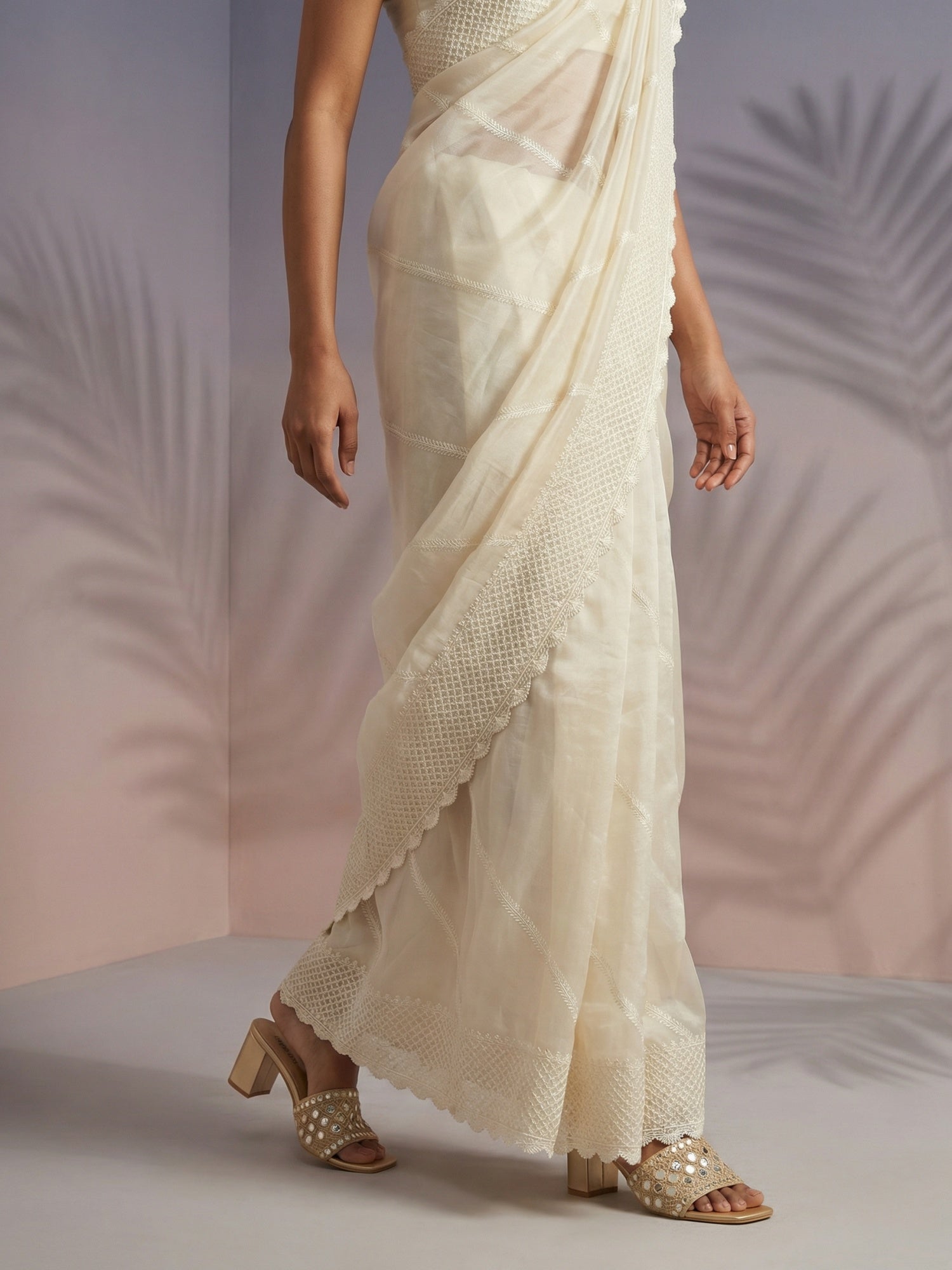 Pure Raspberry Silk Embroidered Saree with Leheriya Work and Sequin Border  Lightweight Festive Silk Saree with Blouse
