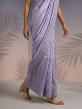 Pure Raspberry Silk Embroidered Saree with Leheriya Work and Sequin Border  Lightweight Festive Silk Saree with Blouse