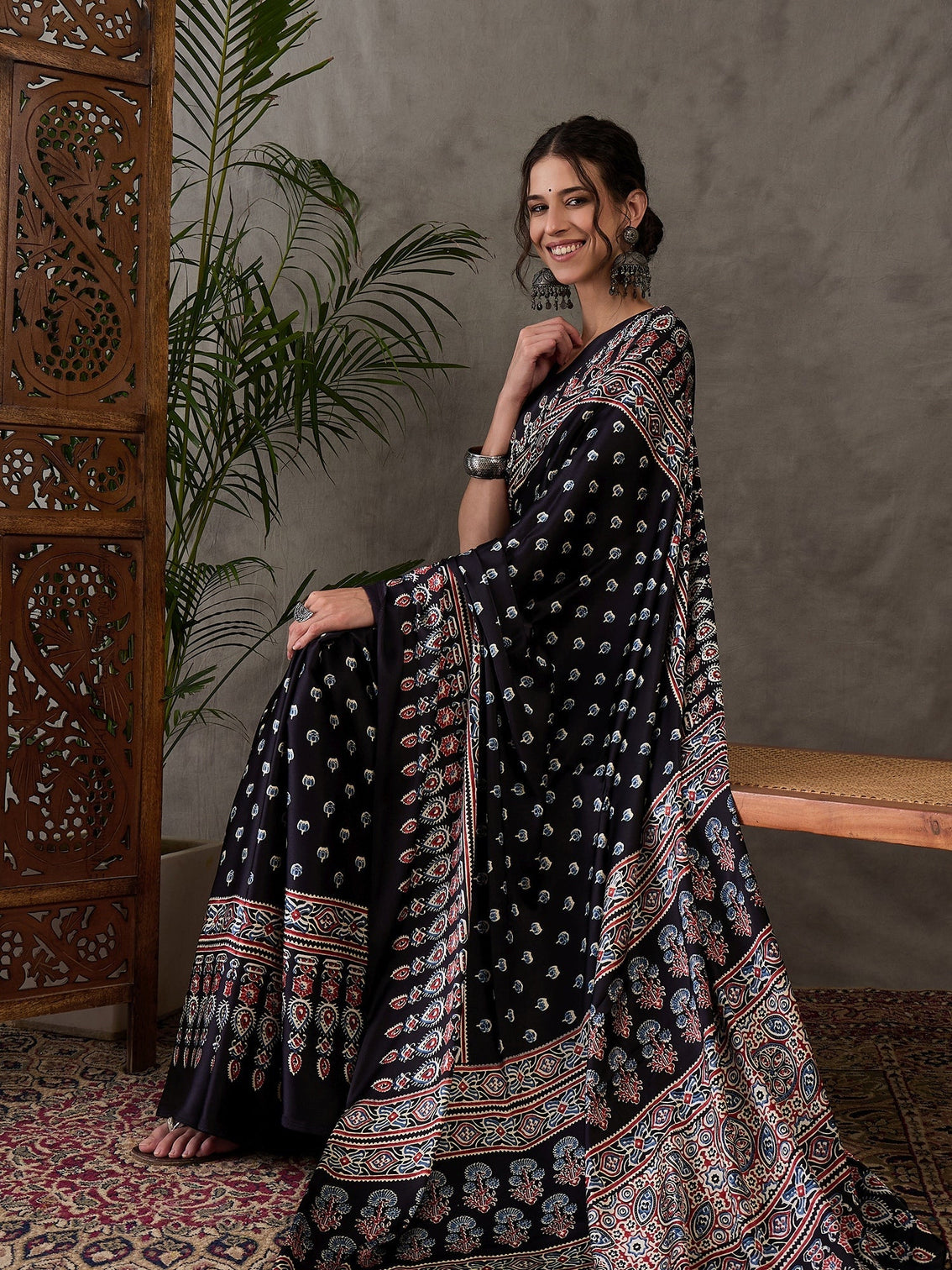 Aarohi Premium Semi Modal Saree for Festive Wear