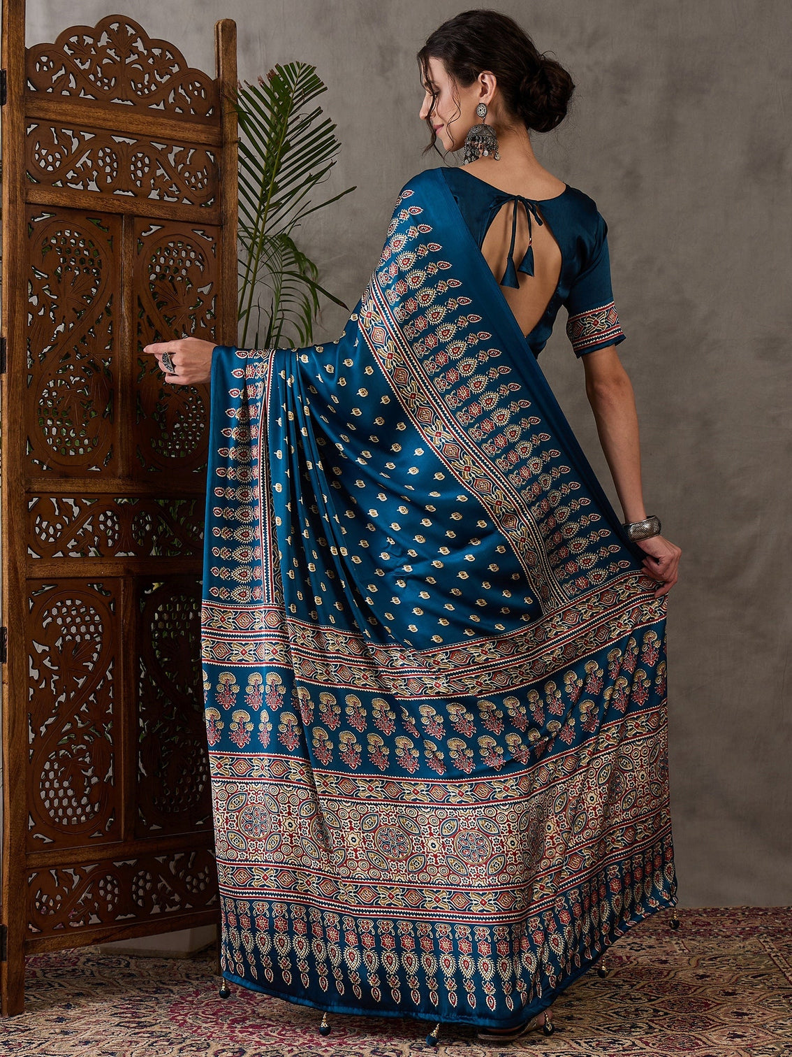 Aarohi Premium Semi Modal Saree for Festive Wear