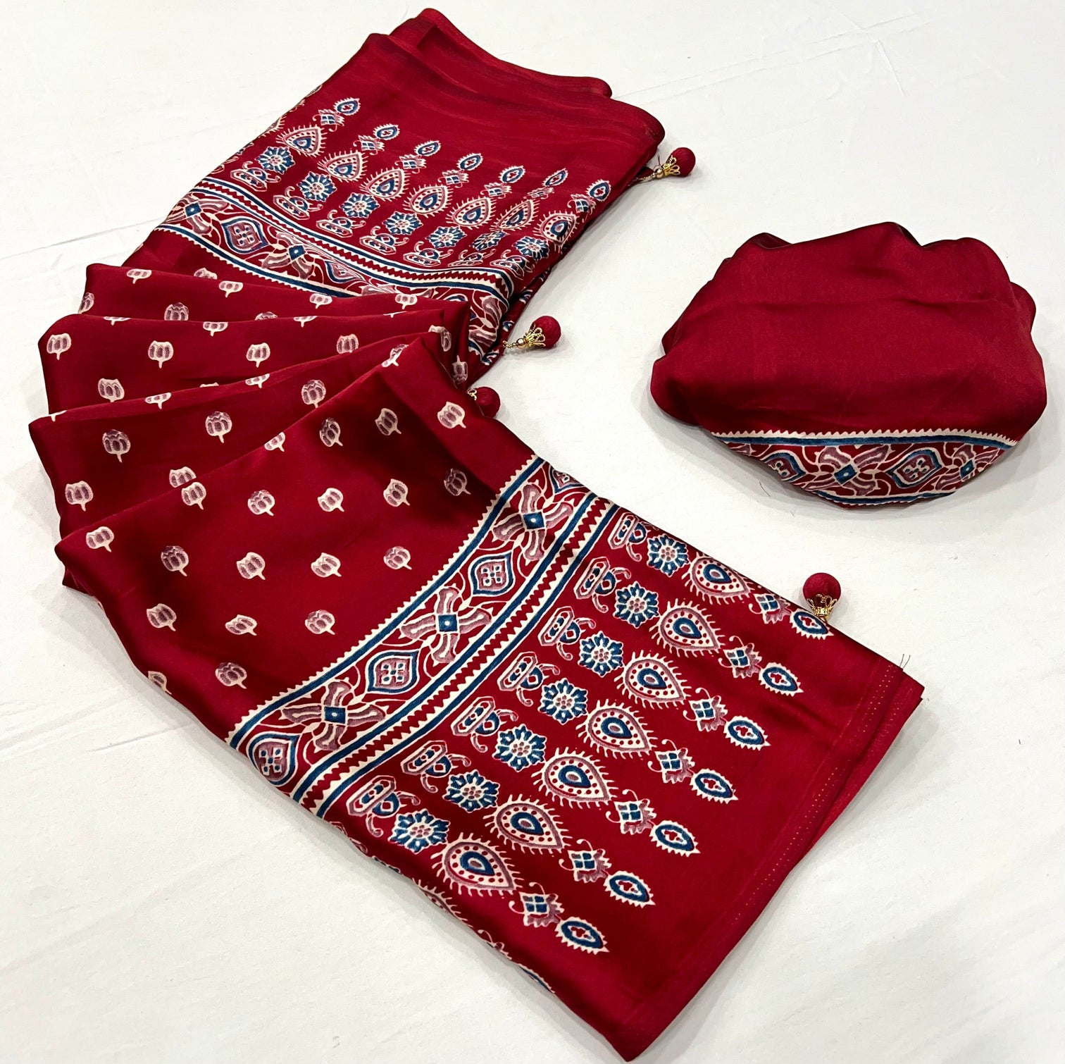 Aarohi Premium Semi Modal Saree for Festive Wear
