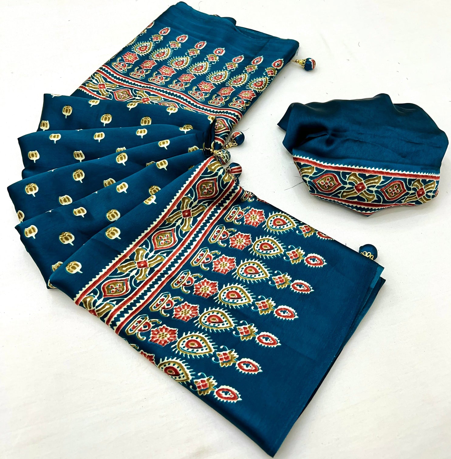 Aarohi Premium Semi Modal Saree for Festive Wear