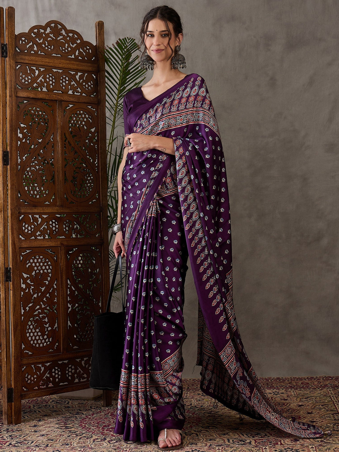 Aarohi Premium Semi Modal Saree for Festive Wear
