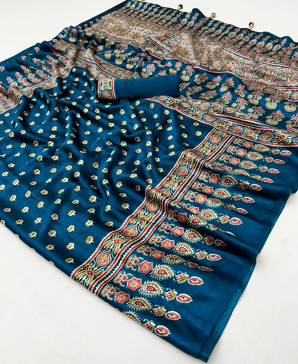 Aarohi Premium Semi Modal Saree for Festive Wear