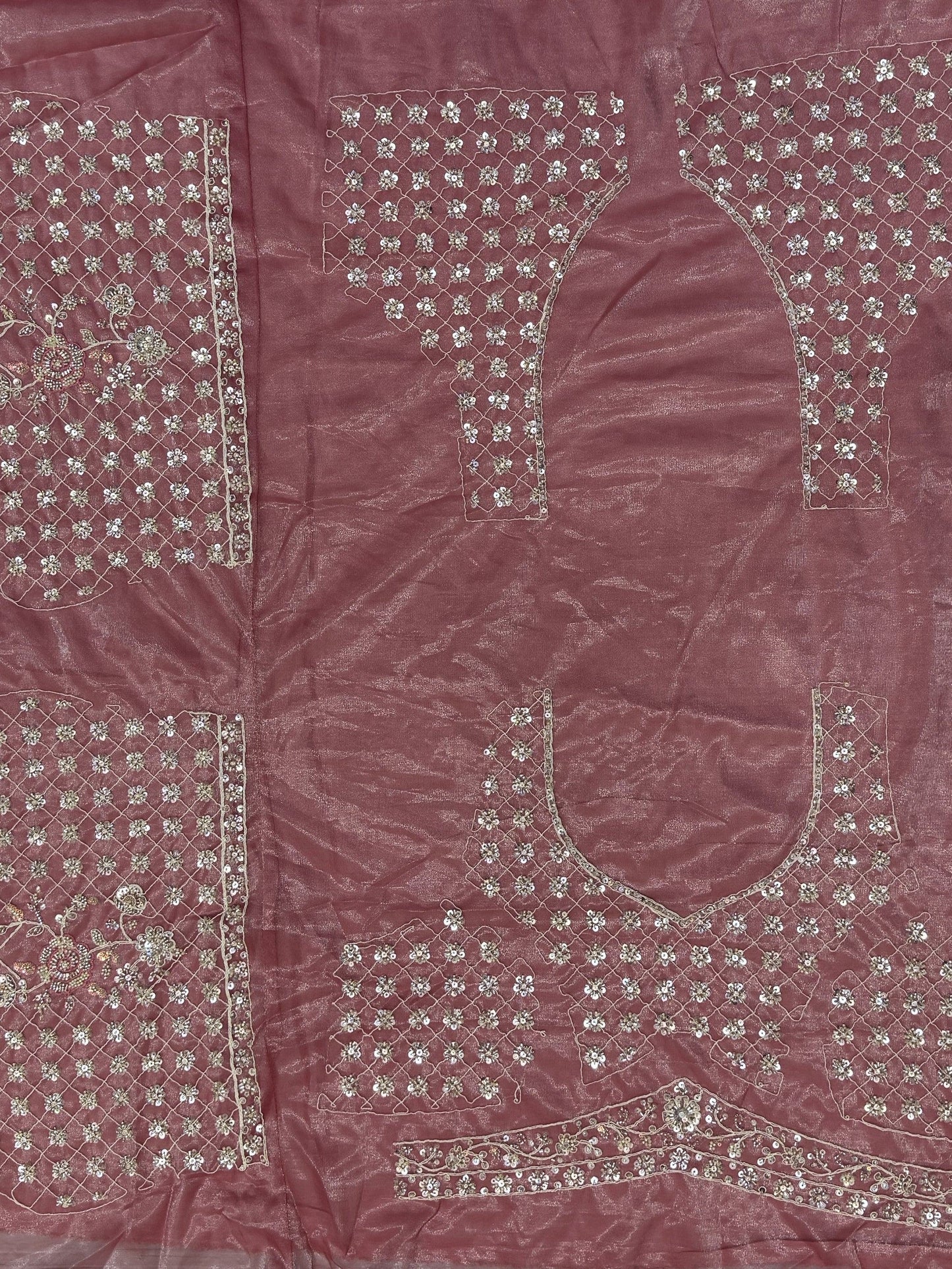 Adorable Pink Hand Work Net Bridal Wear Lehenga Choli With Dupatta