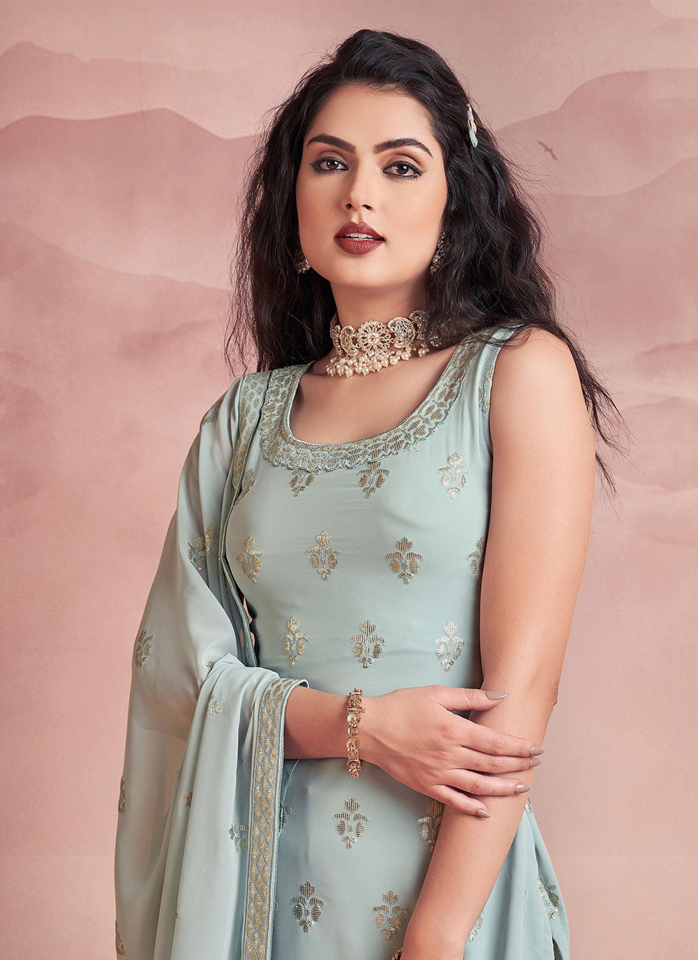 Georgette Designer Salwar Kameez