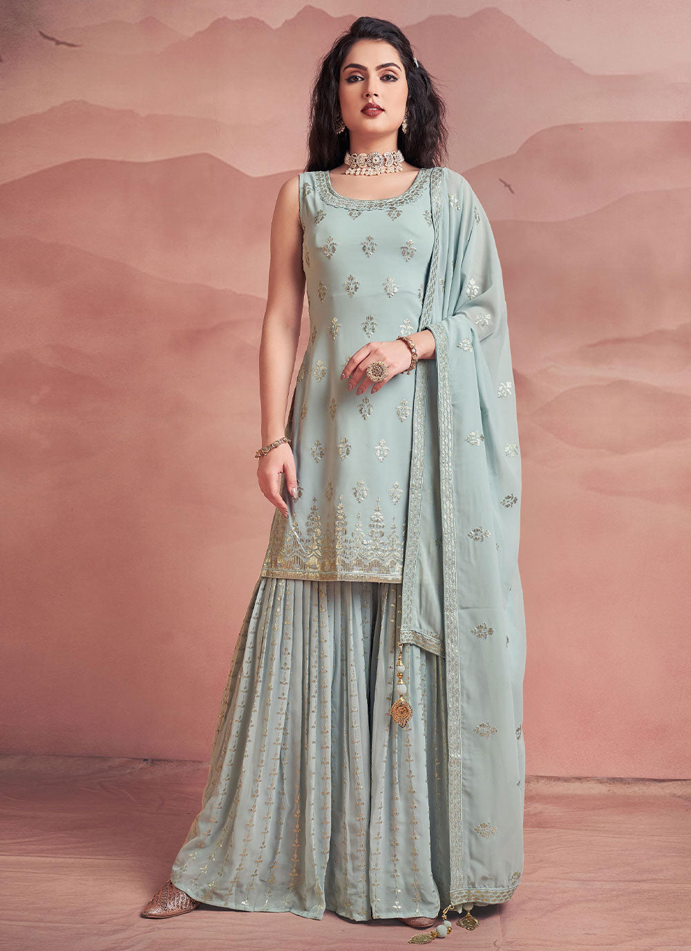 Georgette Designer Salwar Kameez
