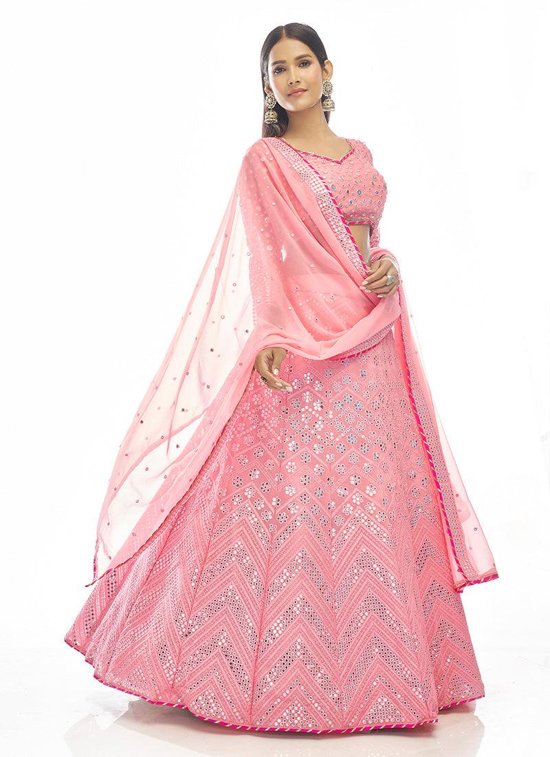 Baby Pink Color Designer Lehenga Choli