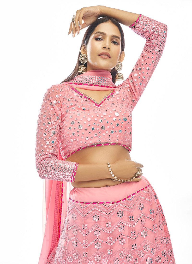 Baby Pink Color Designer Lehenga Choli