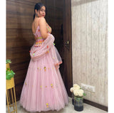 Baby Pink Redefine Grace This Wedding Season with Our Exquisite Lehenga Set