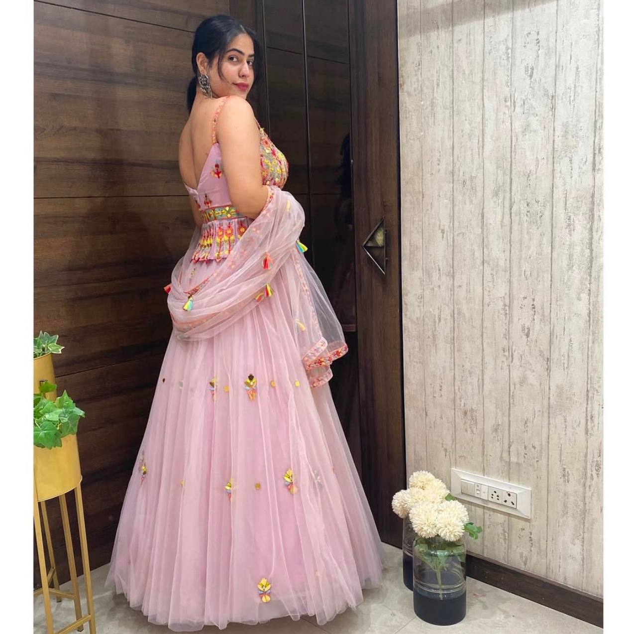 Baby Pink Redefine Grace This Wedding Season with Our Exquisite Lehenga Set