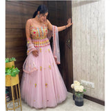 Baby Pink Redefine Grace This Wedding Season with Our Exquisite Lehenga Set