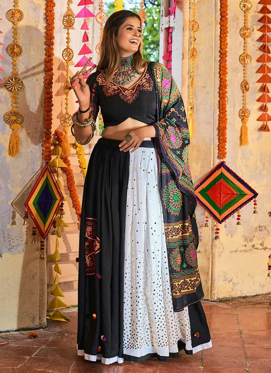 Black Designer Chaniya Choli For Navratri