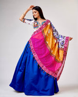 Blue Designer Chaniya Choli for Festive Elegance