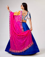Blue Designer Chaniya Choli for Festive Elegance