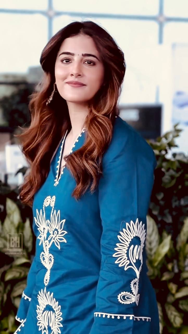 Blue Embroidered Rayon Co-ord Set